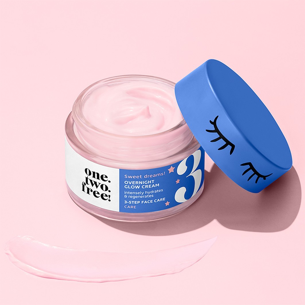 one.two.free! Noćna krema za sjaj – 15 ml
