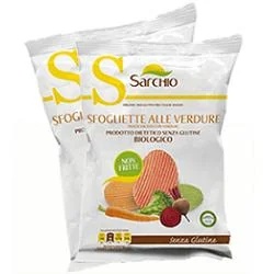 SARCHIO Sarchio Snack Groente Bladerdeeg Glutenvrij 55g