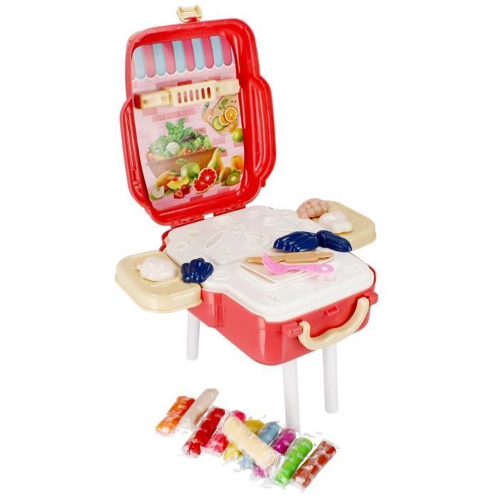 Modeling clay - MEGA CREATIVE - Fruits and vegetables - 10 colors - 3-in-1 - Ages 3 and up
