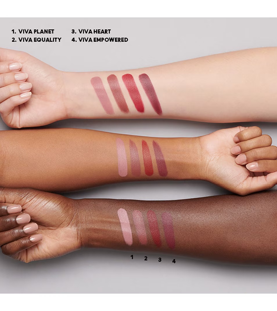 Ruj MAC M·A·CXIMAL SILKY MATTE VIVA GLAM Ruj - finisaj satinat și mat - puternic pigmentat