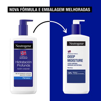 Lait corporel hydratant intense Neutrogena pour peaux sèches 750 ml