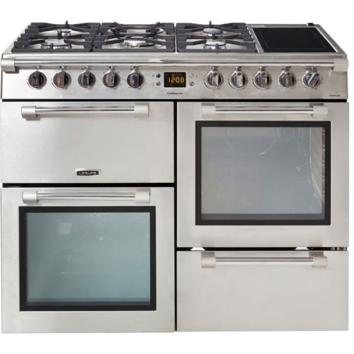 LEISURE CK100F324X Mixed Cooker - 6 Burners - 3 Oven - Energy Class A - Stainless Steel