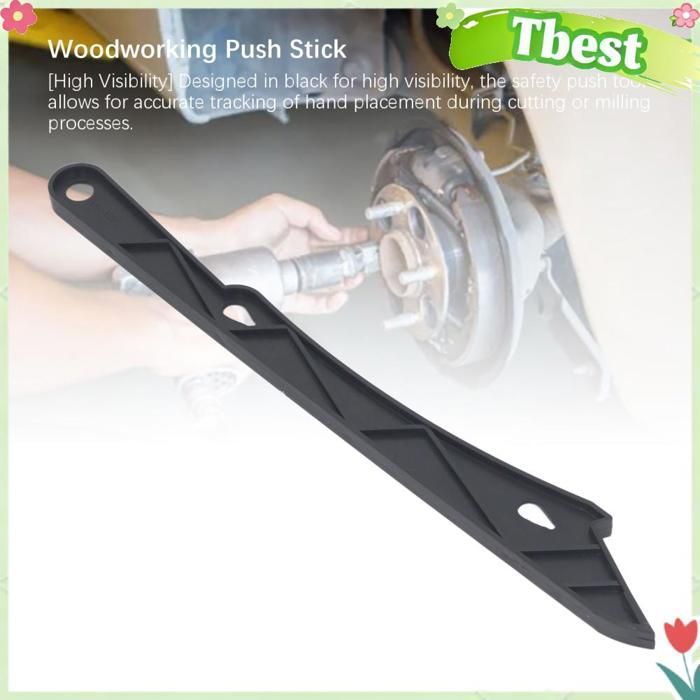 Bastoncino di spinta per sega da tavolo, bastoncino di spinta per lavorazione del legno con impugnatura ergonomica, alta visibilità, lunghezza di