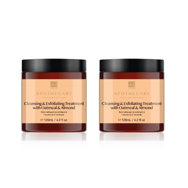 Dr. Botanicals Exfoliační přípravek s ovesnými vločkami Dvojbalení 2 x 120ml