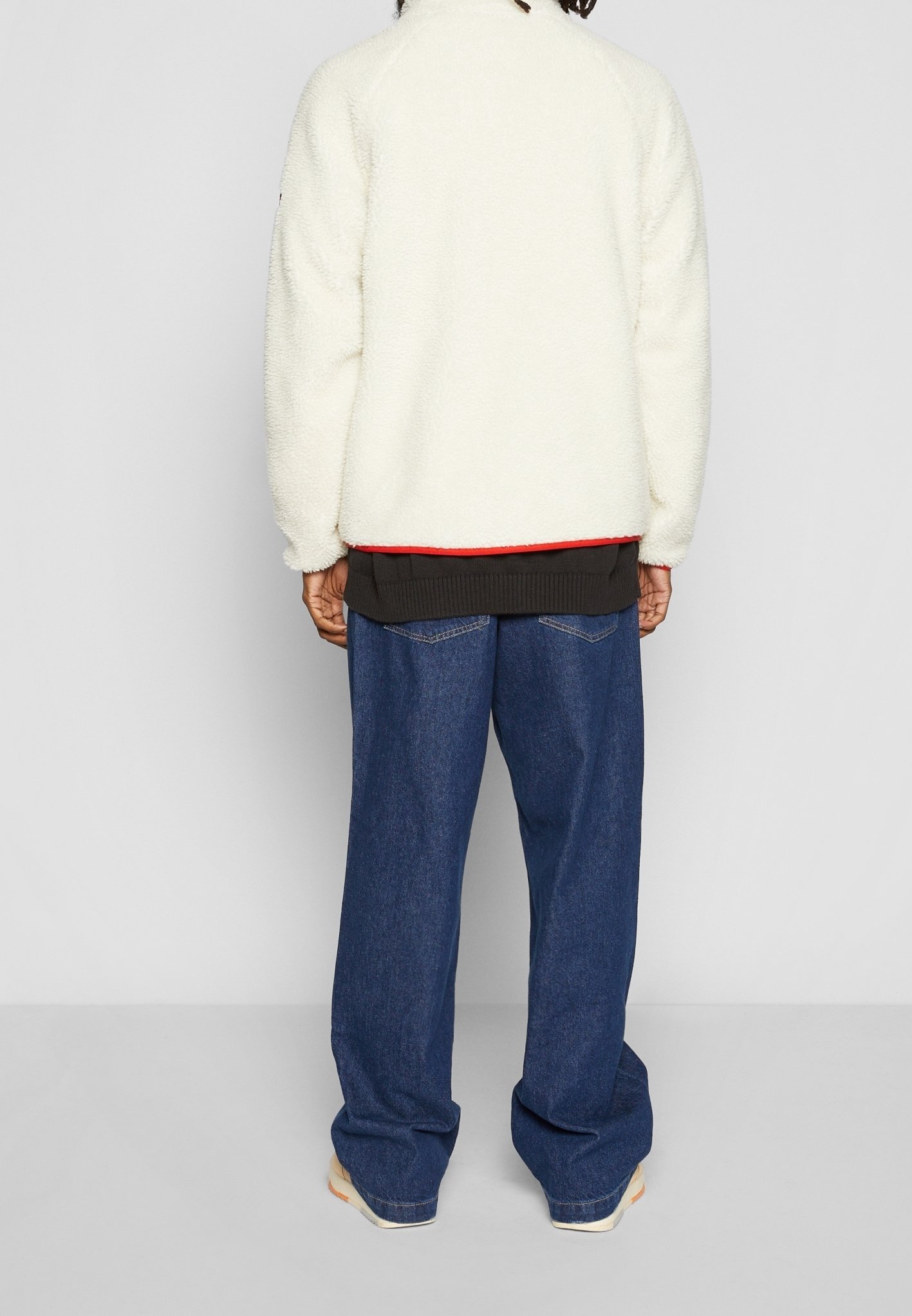 Giacca in pile Tommy Jeans - bianca