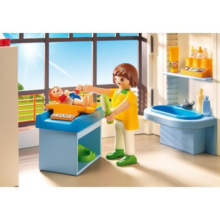 PLAYMOBIL - Hôpital Pédiatrique Aménagé 6657 - City Life