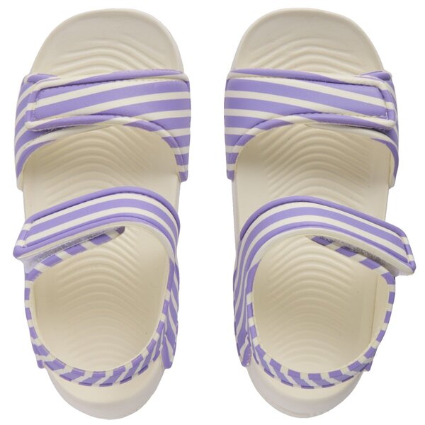 Swim Essentials Striped Kids' Water Sandals<br>lilac, size 28