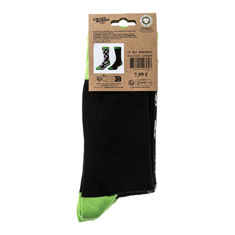 Calcetines y medias verdes para hombre