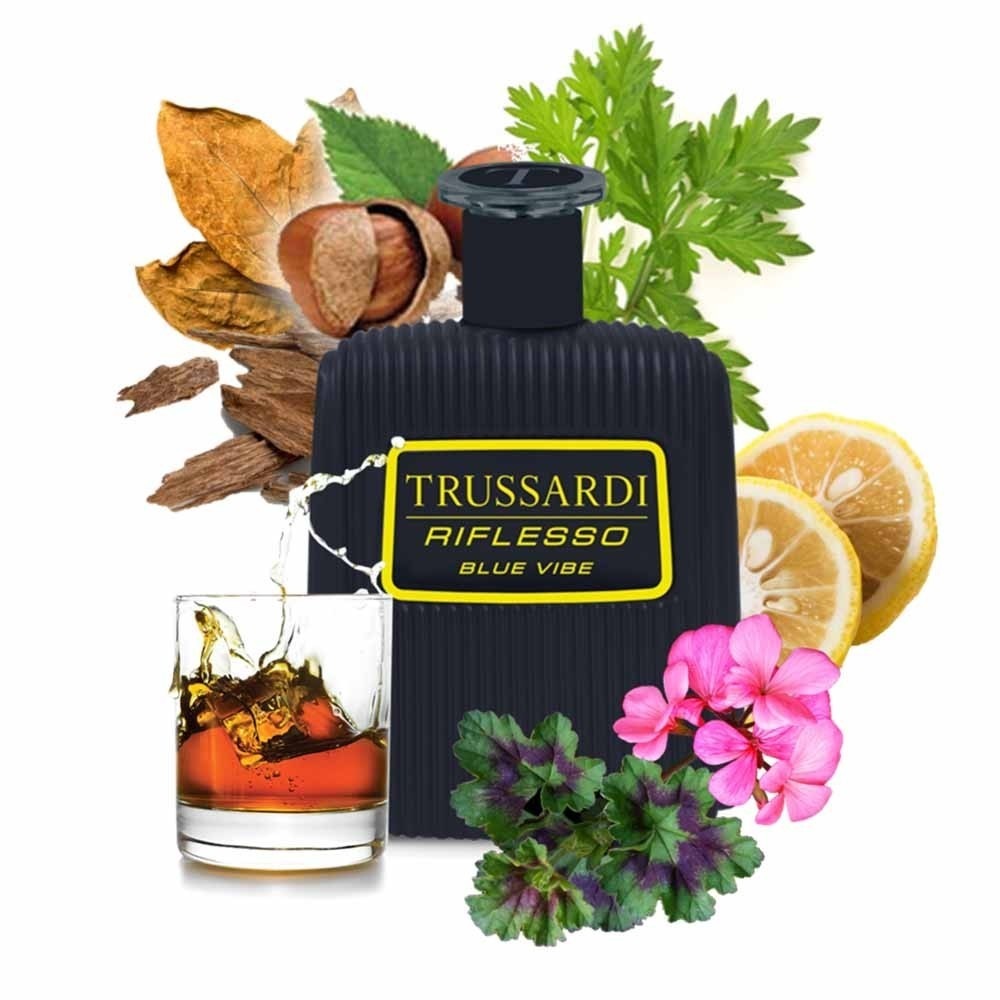 Trussardi Riflesso Blue Vibe tualetes ūdens - 50 ml