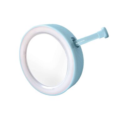 Betere spiegel met LED-verlichting en klem (1 stuk)