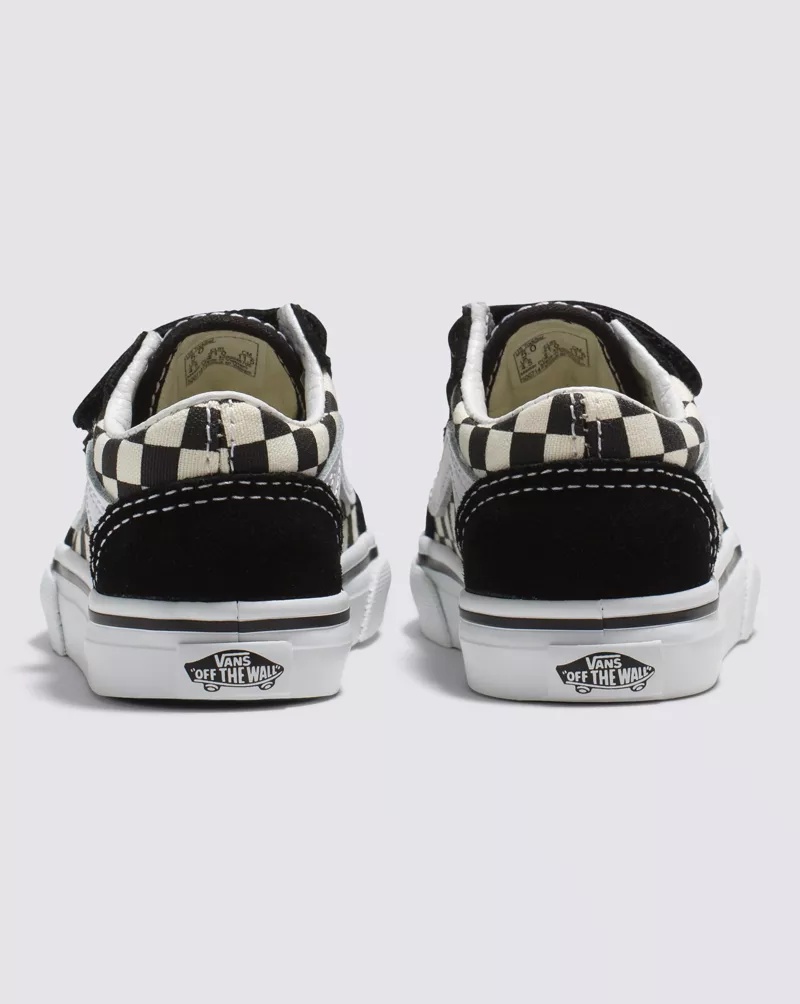 Toddler Old Skool V Primary Check Shoe