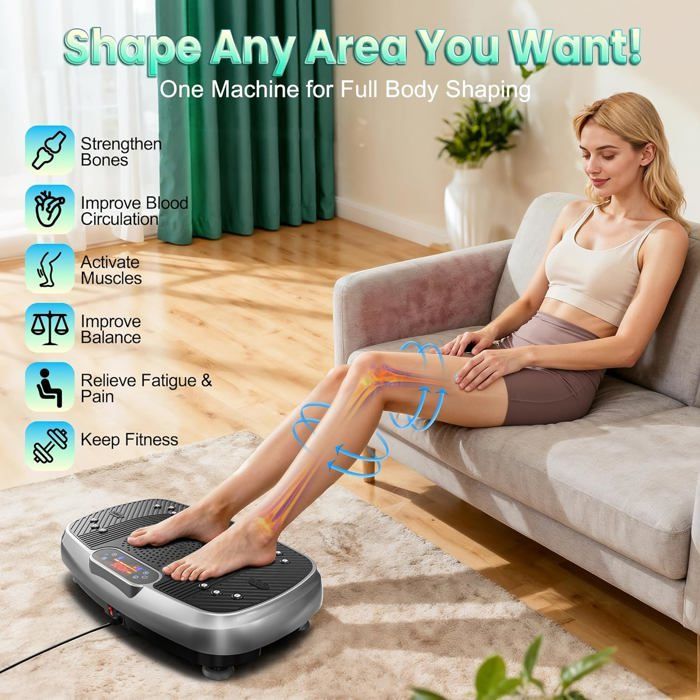 Vibrating platform - METTLEMATIC - Improved dual motors - 3D vibration 13 mm - 160 kg capacity - Bluetooth