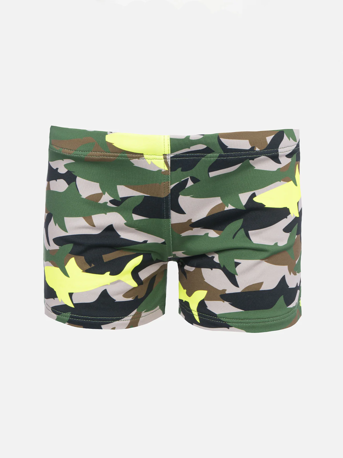 Lycra zwempak voor jongens met camouflage haaienprint