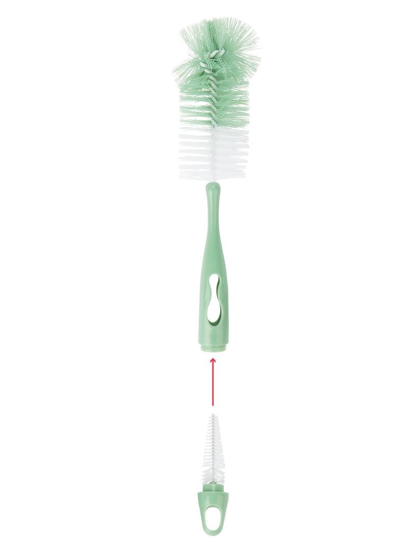 'Badabulle' flessenborstel + speen - groen