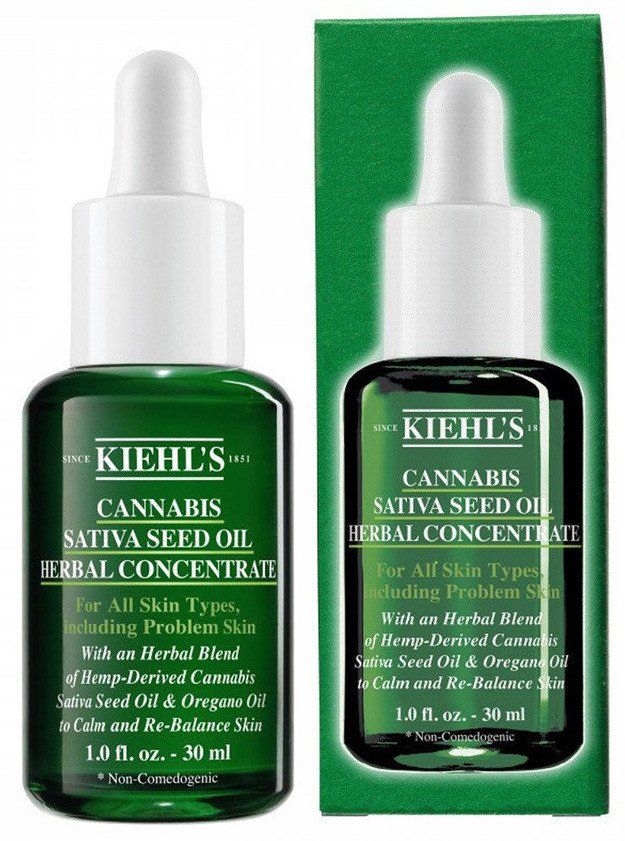 Pleťové sérum s bylinným koncentrátom oleja z kanabisu sativa Luxusné hydratačné a vyživujúce