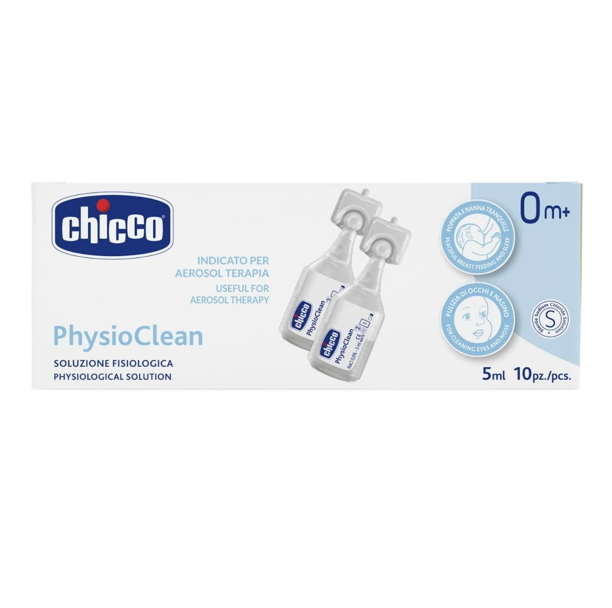 CHICCO Chicco Physioclean Kochsalzlösung 5 ml 10 Stück 5 ml 10 Stück