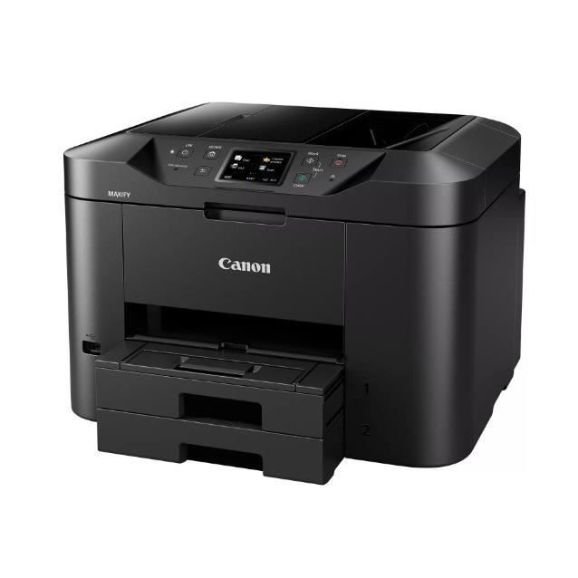 Multifunction Printer - CANON - MAXIFY MB2750 - Inkjet - Color - Automatic Duplex Printing - Wi-Fi - Black