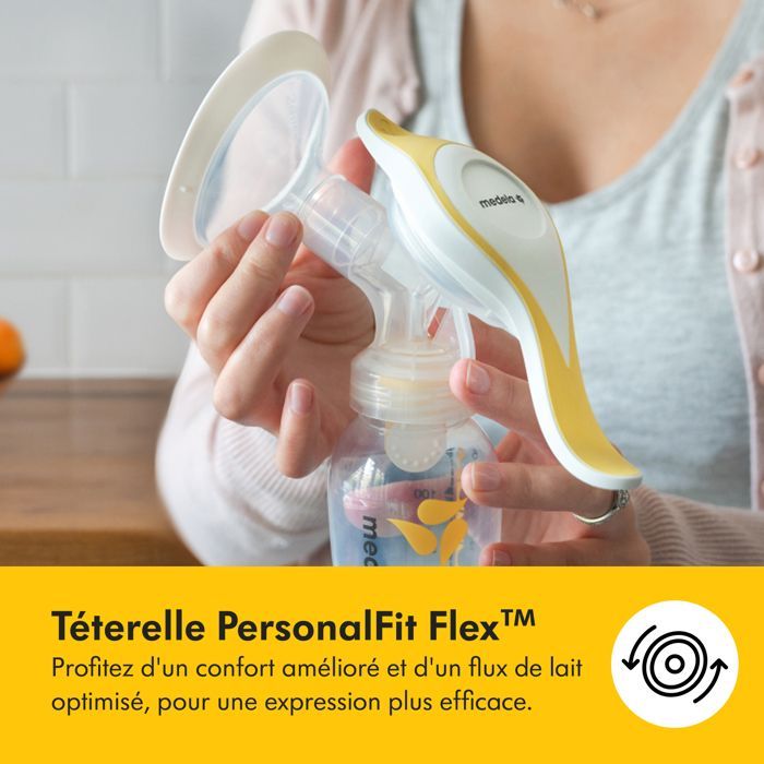 MEDELA - Harmony Flex™ Manual Breast Pump - Ergonomic and Lightweight