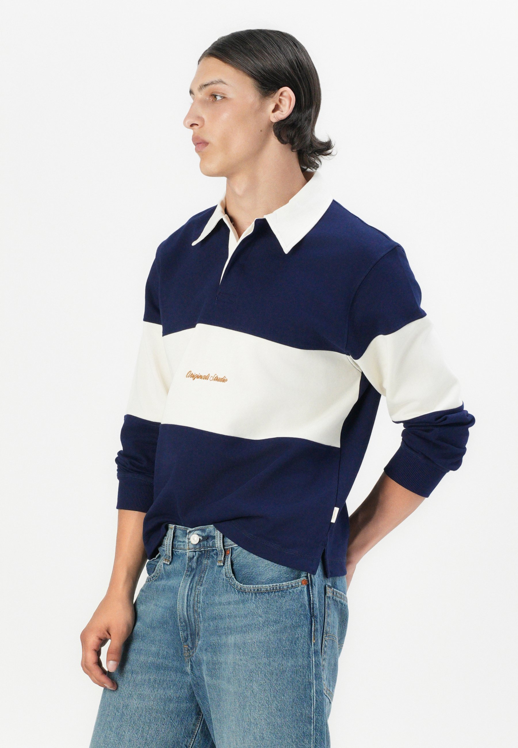 Jack & Jones JORNORREBRO BLOCKING - Poloshirt - oceaangrot