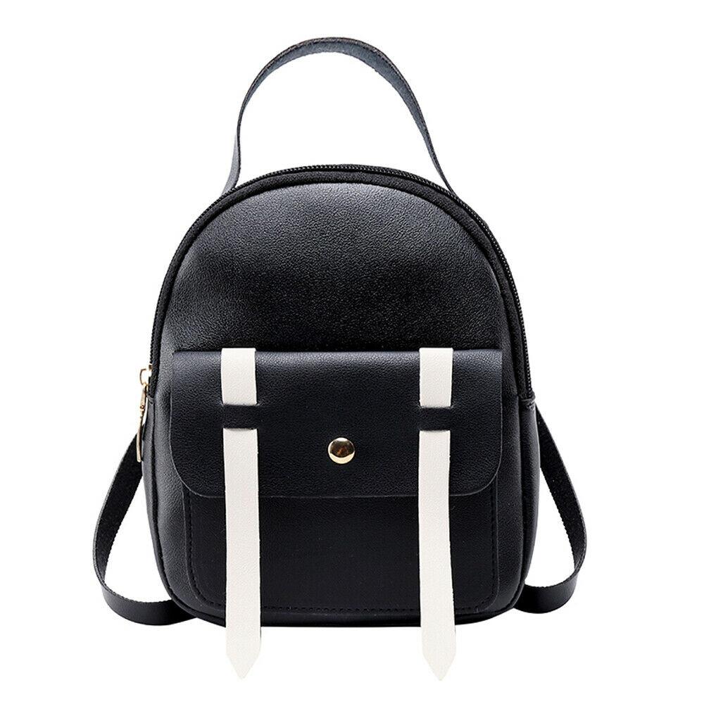 Sac à dos FEMME en cuir, mini sac à dos tendance pour l'école, pour adolescentes, petit sac à bandoulière classique, Mochila Feminina 2019