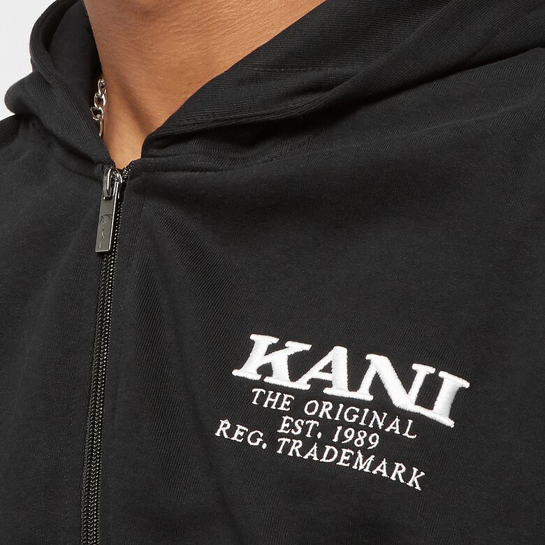 Retro Oversized Kapuzenpullover mit Reißverschluss