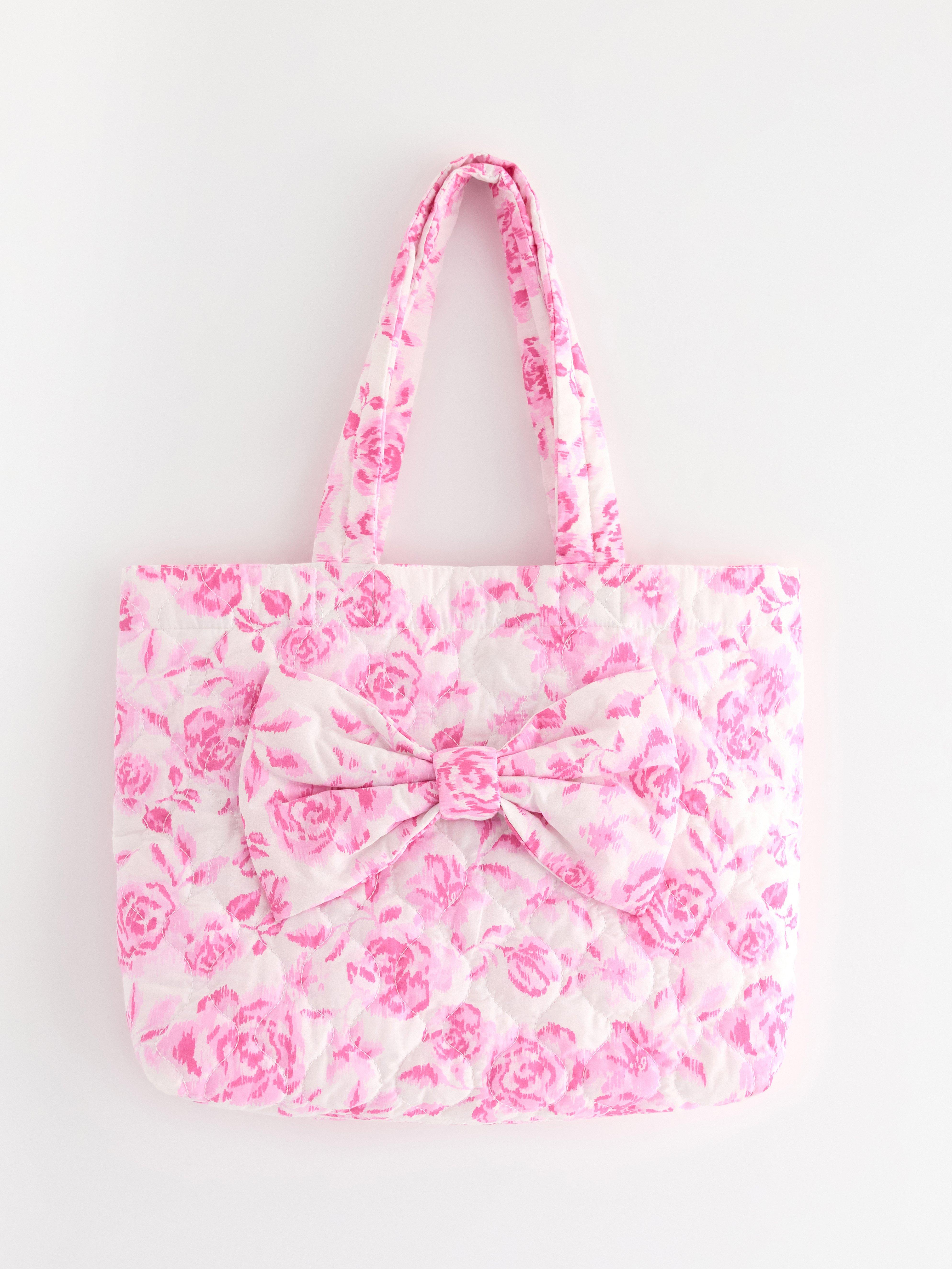 Bolsa acolchoada com laço Off White