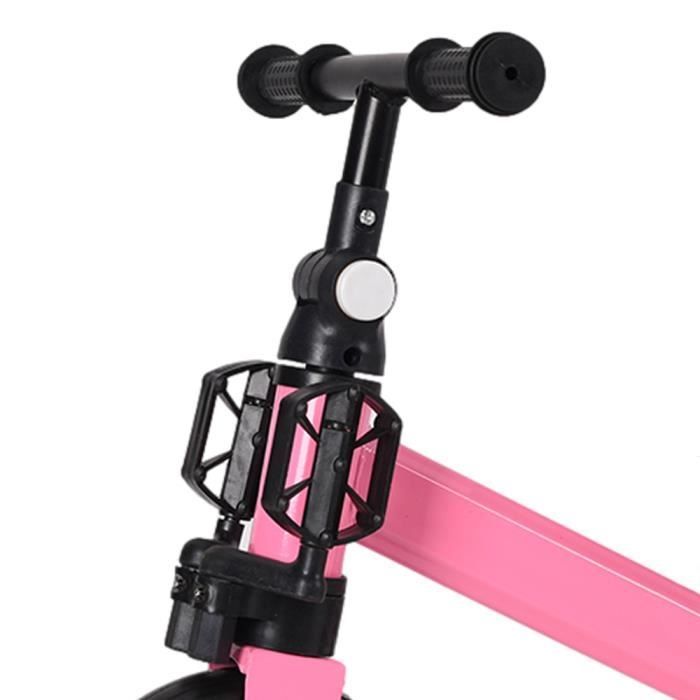 Draisienne Réglable - BELFOYER - 3 Roues - Rose - 10 mois à 3 ans - 15 kg
