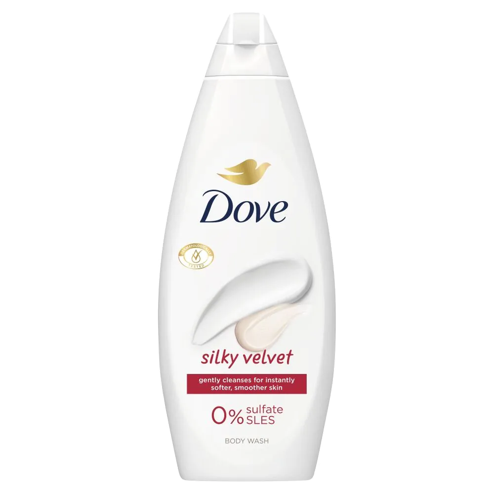 Dove Essential Care Silky Velvet - Żel pod prysznic 720 ml