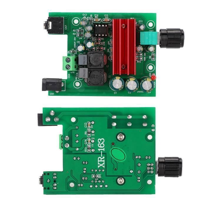 Amplificador digital mono - TPA3116 D2 - 100W - 8-25VDC - Etiqueta para subwoofer