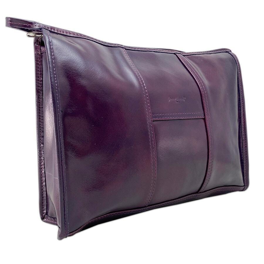 „Douglas Accessories“ kosmetinė, didelė, lakuota oda, baklažano spalvos – 1 vnt.