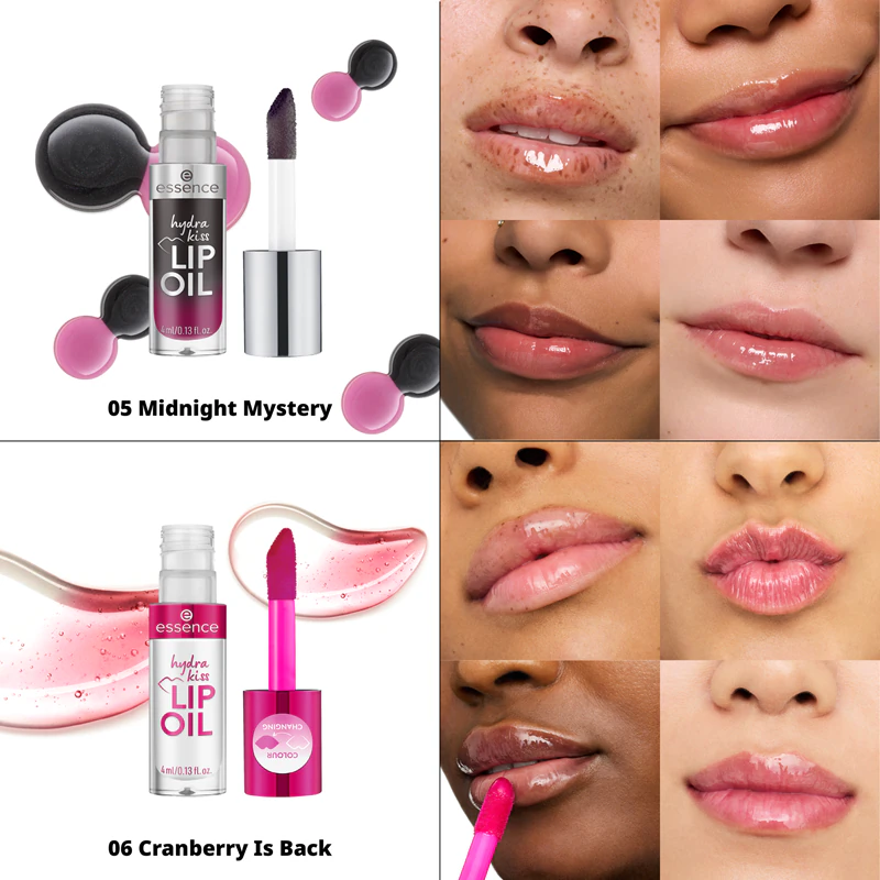 óleo labial hidratante essence Hydra Kiss