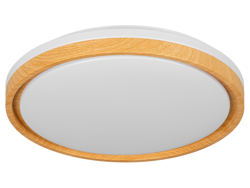 Plafon KB Clars LED stalowy beżowo-biały