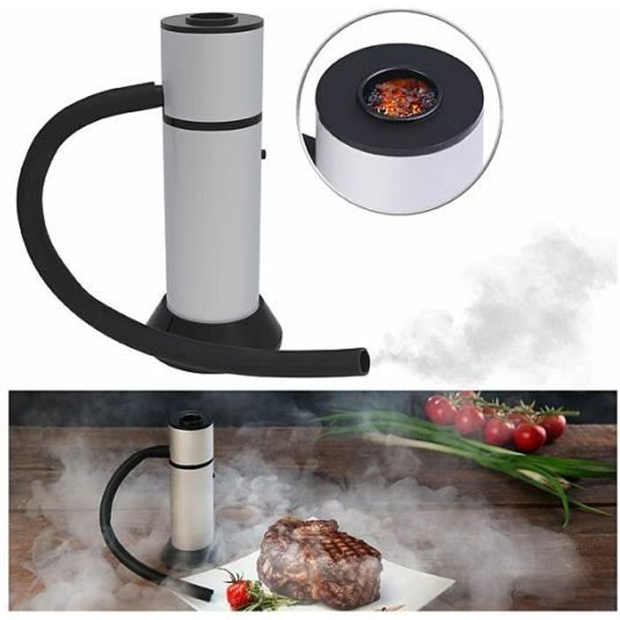 Mini affumicatore elettrico da tavolo - ROSENSTEIN & SOHNE - Affumicatura a freddo - Portatile - Alluminio
