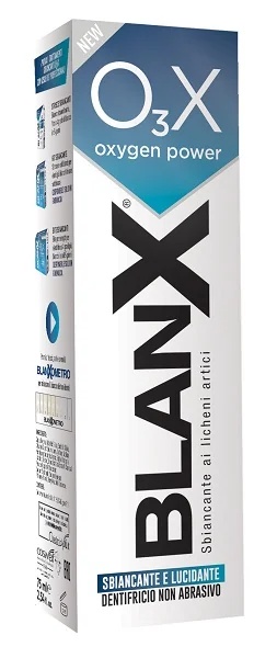 Pasta dental blanqueadora y pulidora BLANX O3X 75 ml