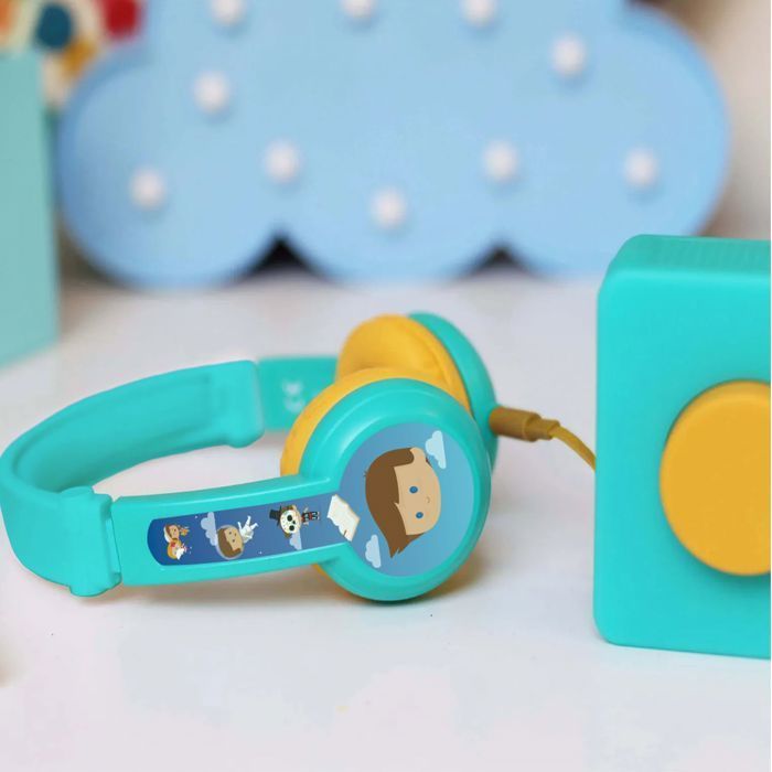 Cuffie - LUNII - Octave - Verdi - Compatibili con My Story Factory - Per bambini dai 3 agli 8 anni