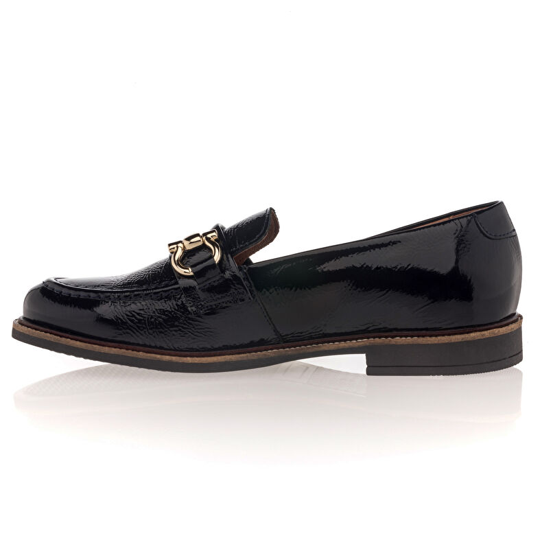 Blå loafers/båtskor för kvinnor
