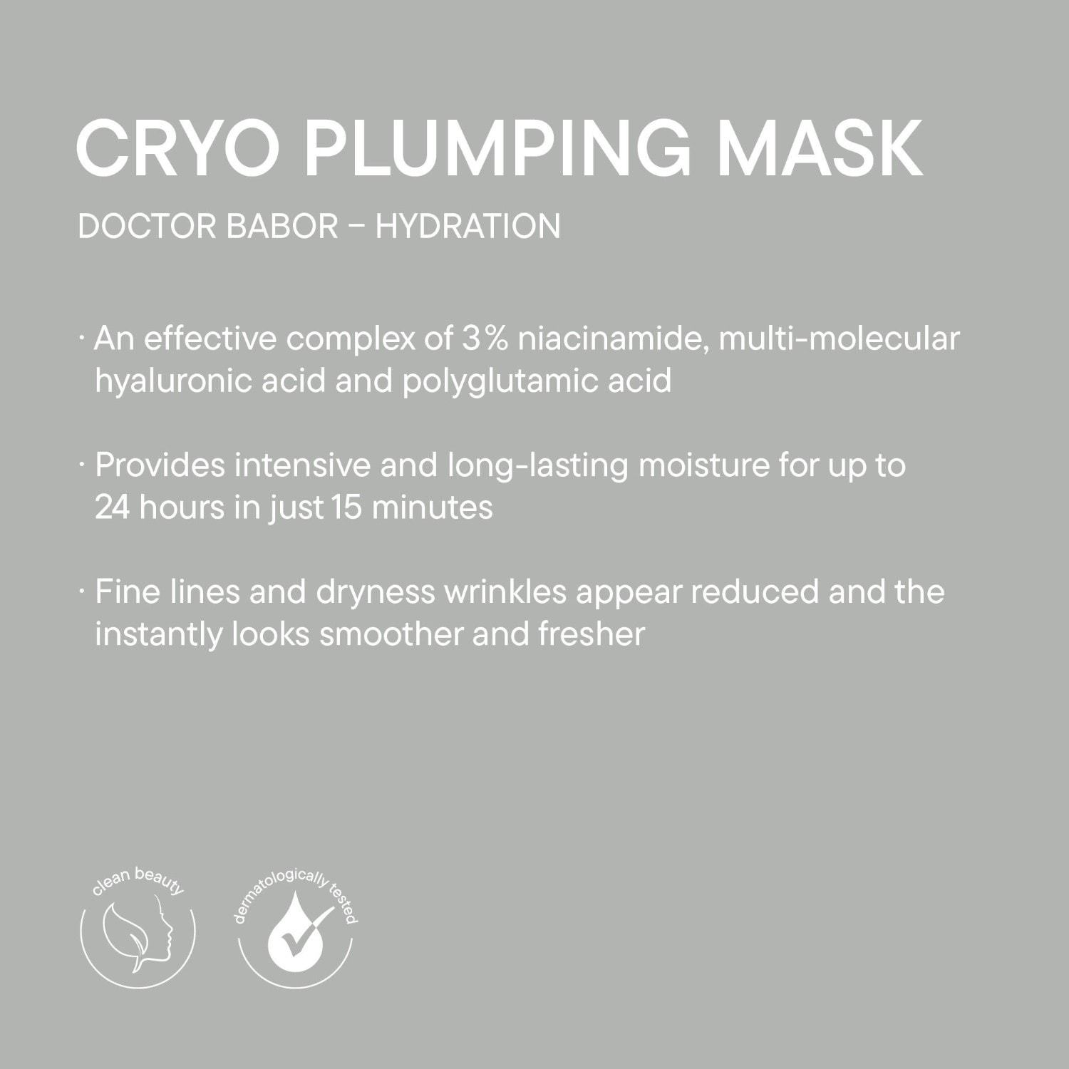 Plniaca maska BABOR DOCTOR BABOR Cryo Plniaca maska - 1 kus