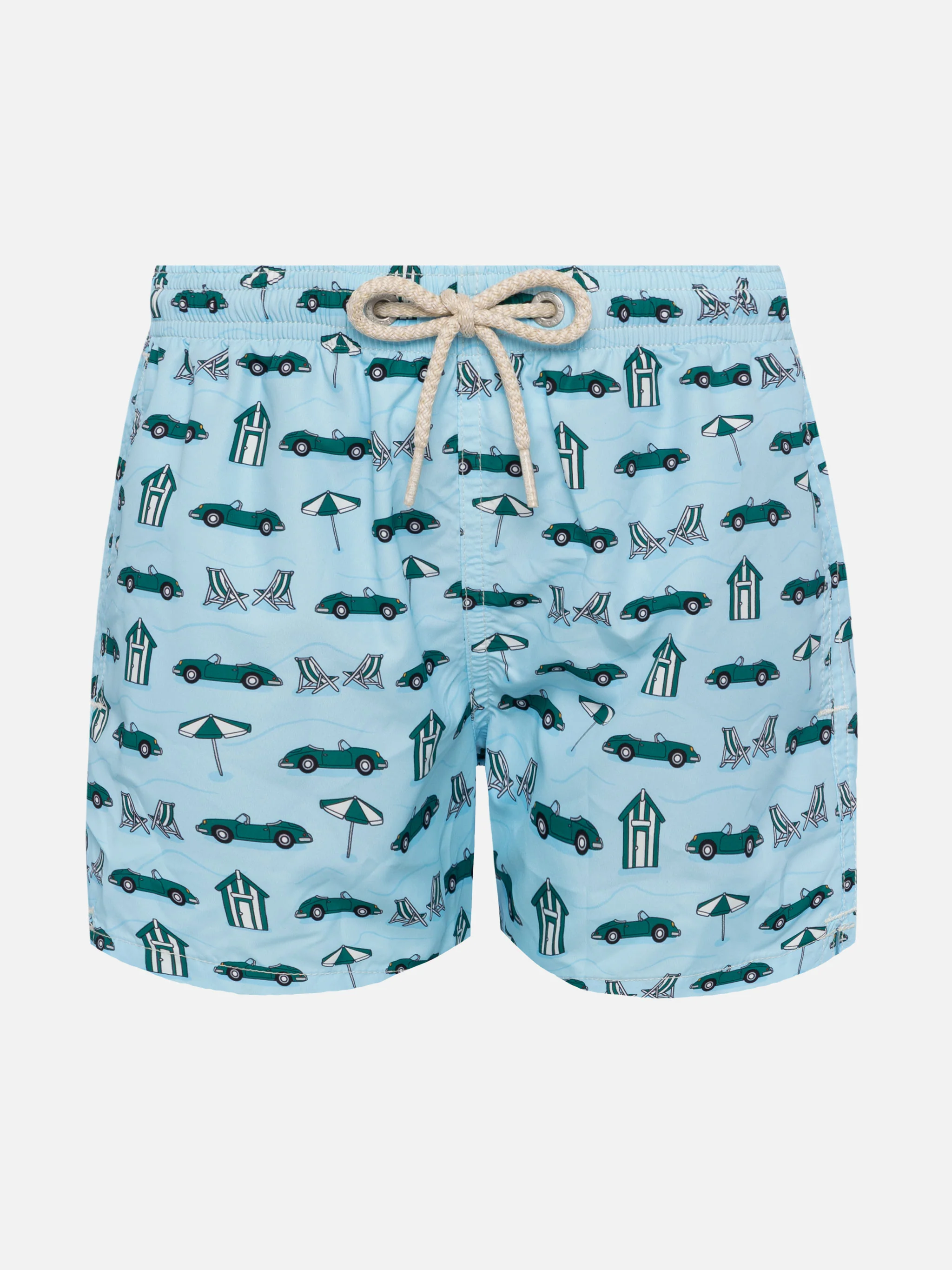 Jean Lighting strandpak van lichte stof met Forte beach c print.