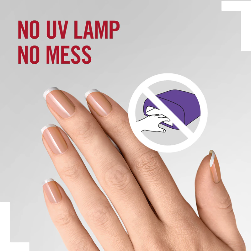 Lak na francúzsku manikúru Rimmel Super Gel Step 1