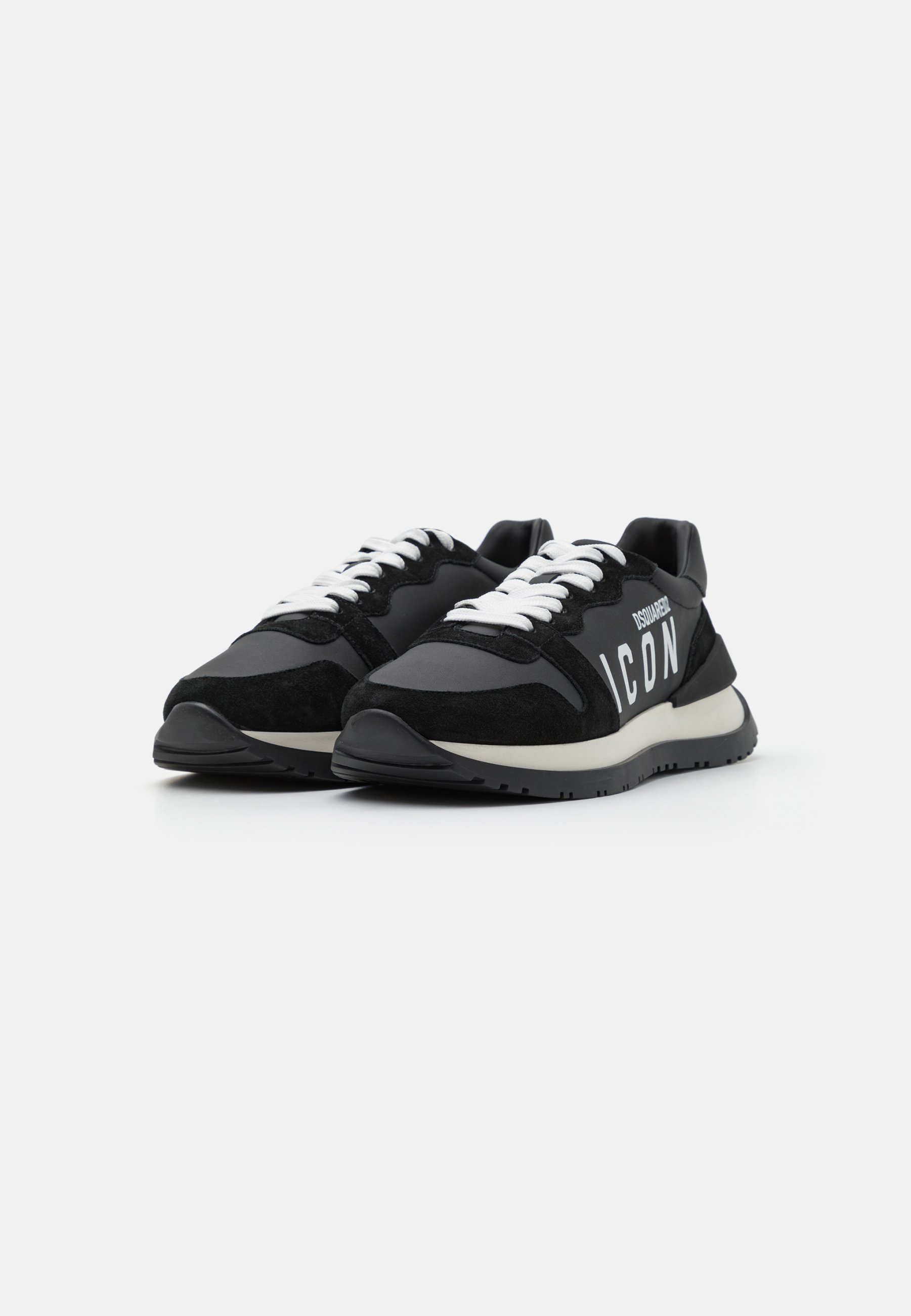 DSQUARED2 ICON Edzőcipő - fekete/fehér/piros