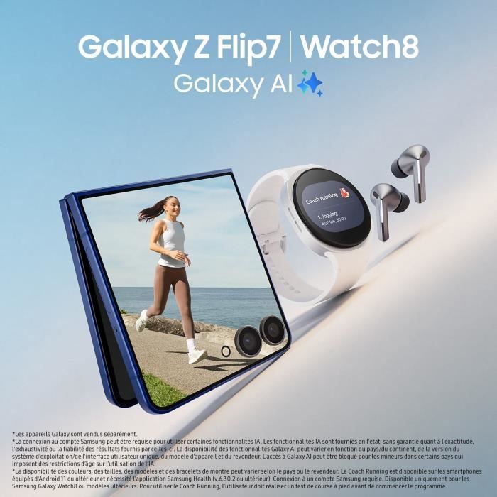 Samsung Galaxy Z Flip7 5G Smartphone 512 Go Noir Absolu