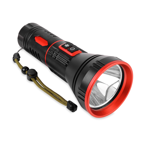 Latarka LED akumulatorowa Germina 2000mAh, 4 tryby świecenia, 650lm 1szt.