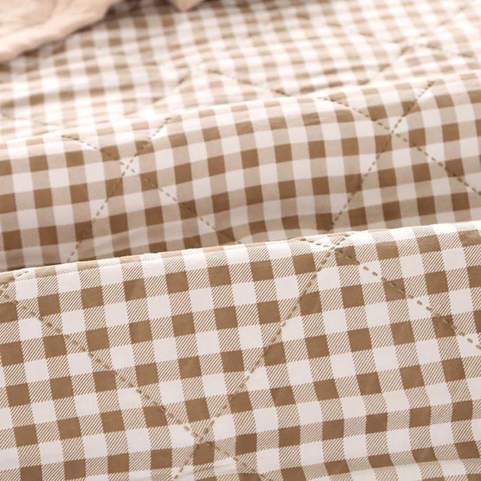 Copriletto trapuntato, copriletto a quadri, copriletto per tutte le stagioni, coperta, copriletto, etichetta trapuntata