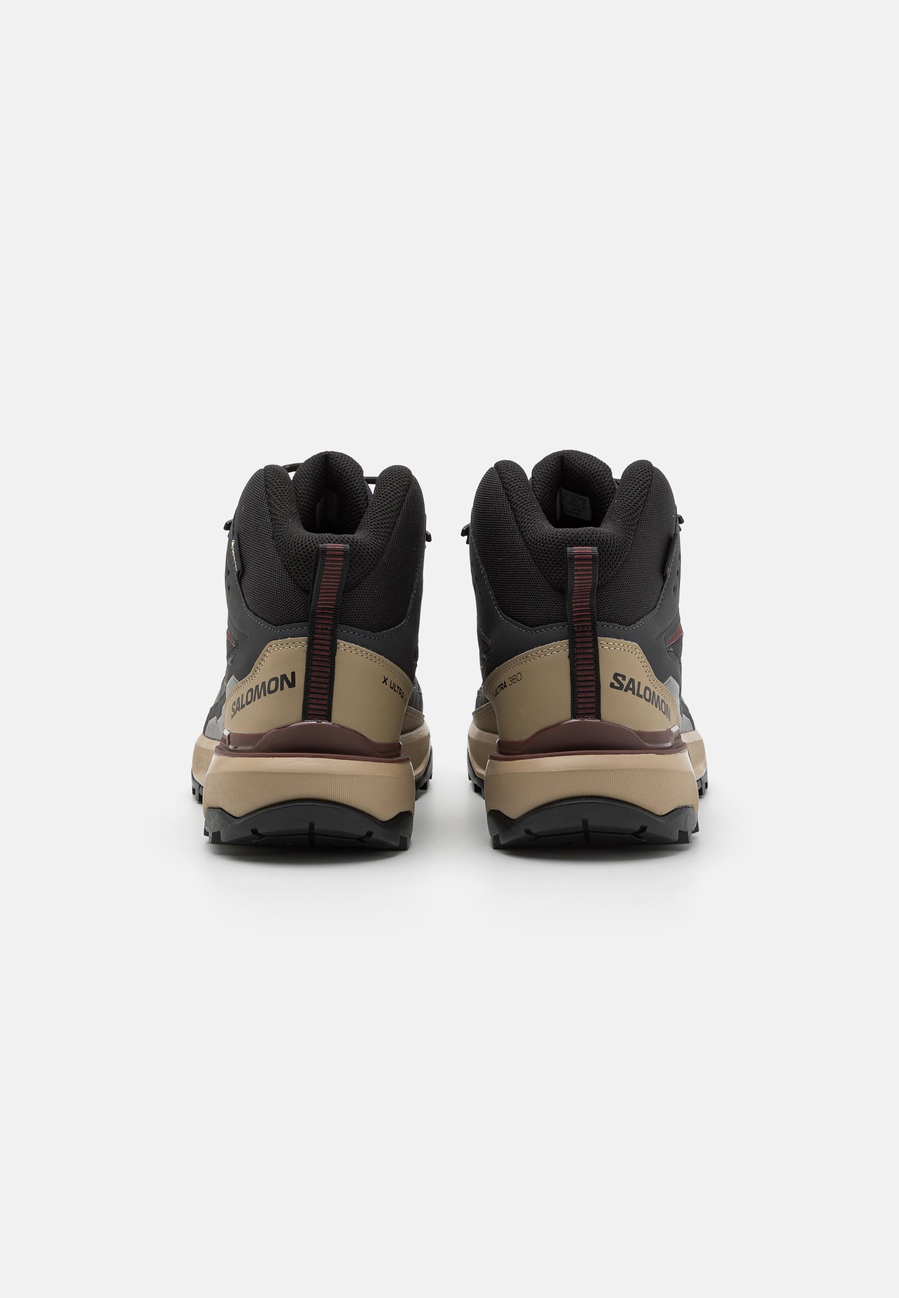 Salomon X ULTRA 360 MID GTX - Trekingové boty - black/desert tan/rum raisin