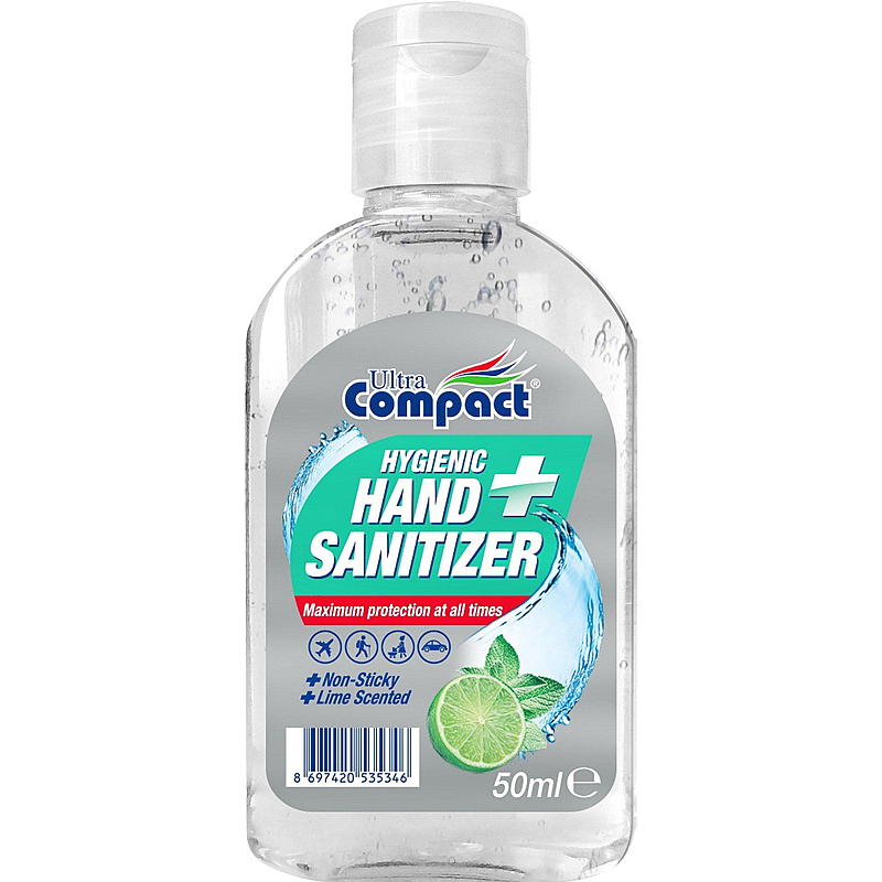 Desinfectante de manos 50 ml Ultra compacto lima