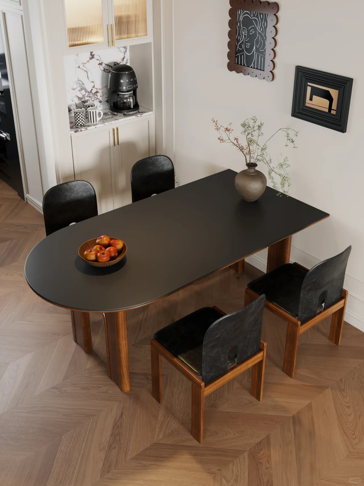 Esstisch aus massivem Eschenholz
