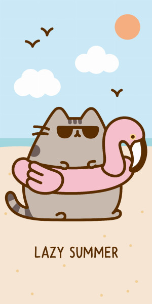 Ręcznik Pusheen 70x140 kąpielowy plażowy Carbotex