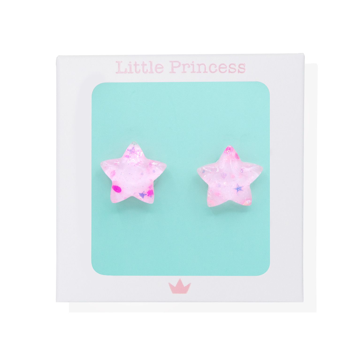 Минђуше са звездицама и штипаљкама за малу принцезу Минђуше