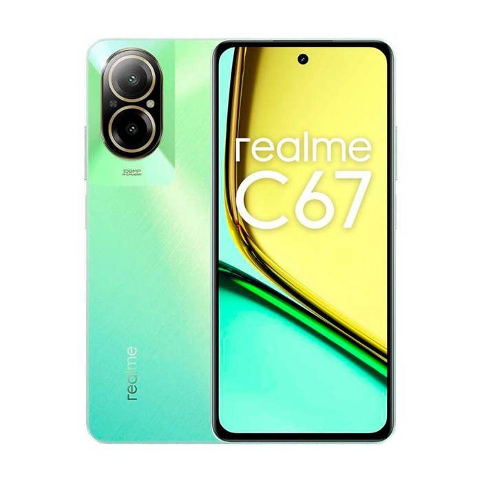 Smartphone - REALME - C67 - 8 GB de RAM - 256 GB - 108 MP - Verde (Oasis Soleado)