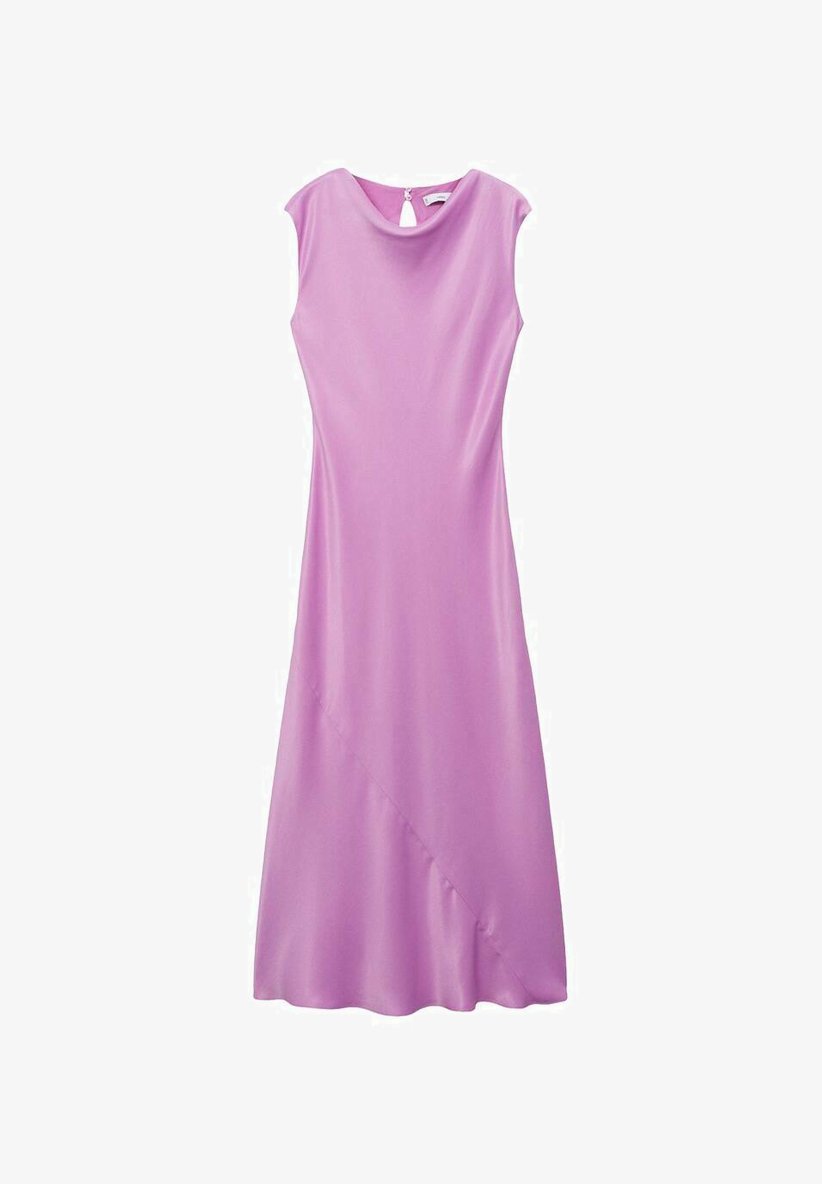 Mango MIDI - Cocktailjurk / Feestjurk - paars